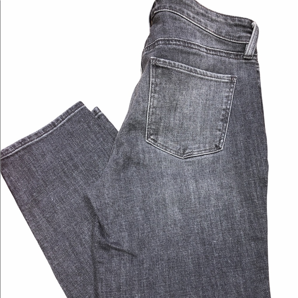 Talbots flawless five pocket petites size 6P slim ankle grey jeans